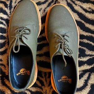 Dr. Martens Khaki Green Men's Oxfords